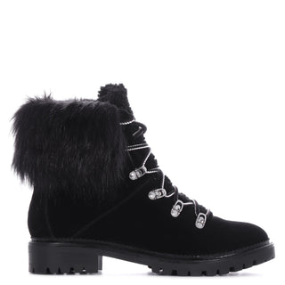 Botín NINE WEST Wnalex  Gamuza Color Negro