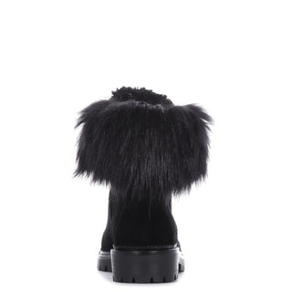 Botín NINE WEST Wnalex  Gamuza Color Negro