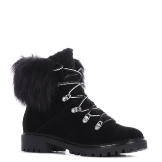 Botín NINE WEST Wnalex  Gamuza Color Negro