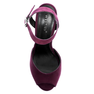 Sandalia WESTIES Wequeens8  Gamuza textil Color Vino