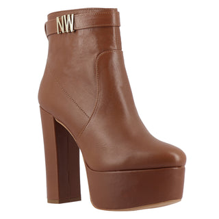 Botín con Plataforma NINE WEST Wnpeeta-n  Piel Color Cafe