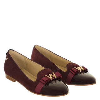 Ballerina WESTIES Westrada  Gamuza textil Color Vino