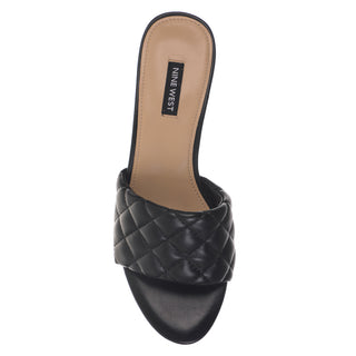 Sandalia de Tacon Corrido NINE WEST Wnlancie3  Sintetico Color Negro