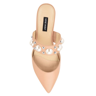 Zapato Destalonado NINE WEST Wnbaubble  Piel Color Beige