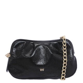 Bolsa Crossbody WESTIES Hbnipigonwe  Charol sintético Color Negro