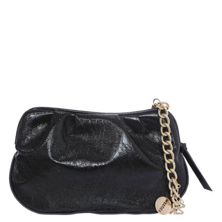 Bolsa Crossbody WESTIES Hbnipigonwe  Charol sintético Color Negro