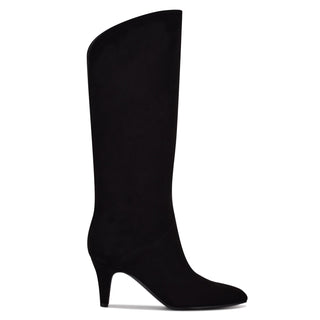 Bota con Tacon NINE WEST Wnbuyah2  Textil Color Negro