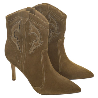 Botín NINE WEST Wnflows  Gamuza Color Cafe