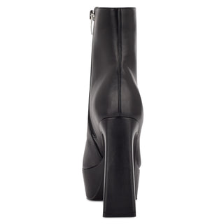 Botín con Plataforma NINE WEST Wnklinda3  Sintetico Color Negro