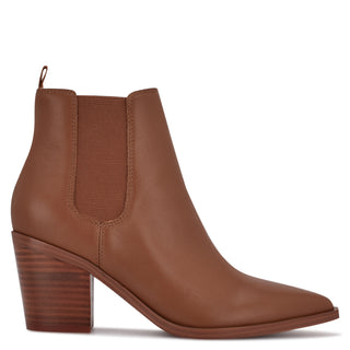 Botín con Tacón NINE WEST Wnwyllis  Piel Color Cafe