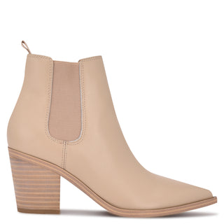 Botín con Tacón NINE WEST Wnwyllis  Piel Color Cafe