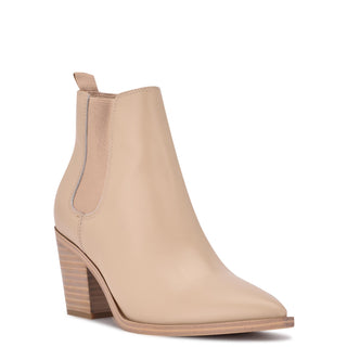 Botín con Tacón NINE WEST Wnwyllis  Piel Color Cafe