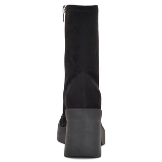Botín con Plataforma NINE WEST Wngerri2  Textil Color Negro