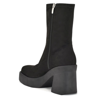 Botín con Plataforma NINE WEST Wngerri2  Textil Color Negro