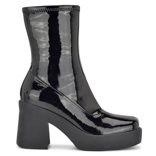 Botín con Plataforma NINE WEST Wngerri3  Charol sintético Color Negro