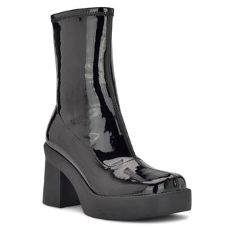 Botín con Plataforma NINE WEST Wngerri3  Charol sintético Color Negro