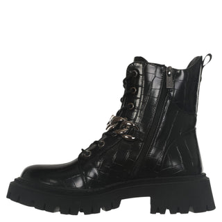 Botín con Plataforma NINE WEST Wnbuslin  Sintetico Color Negro
