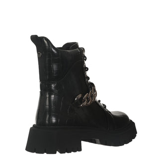 Botín con Plataforma NINE WEST Wnbuslin  Sintetico Color Negro