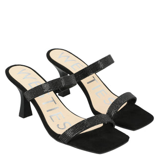 Sandalia WESTIES Weanyeli  Gamuza textil Color Negro