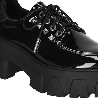 Mocasin WESTIES Wecapdevila  Charol sintético Color Negro