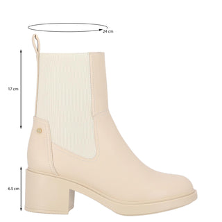 Botín con Tacón WESTIES Wegadea  Sintetico Color Beige