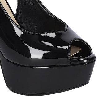 Zapatilla de Punta Abierta WESTIES Weinstinct  Charol sintético Color Negro