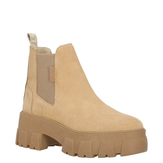 Botín con Tacón WESTIES Wemolko3  Gamuza Color Beige
