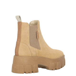Botín con Tacón WESTIES Wemolko3  Gamuza Color Beige