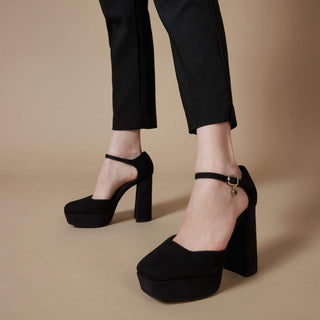 Zapatilla WESTIES Weyesenia  Gamuza textil Color Negro