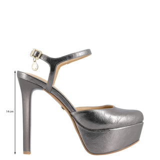 Zapatilla con Plataforma WESTIES Weyolotzin  Sintetico Color Metalico