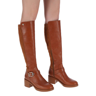 Bota con Tacon WESTIES Wezorana  Piel Color Cafe