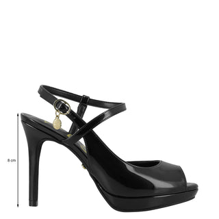 Zapatilla de Punta Abierta WESTIES Wekronos  Charol sintético Color Negro
