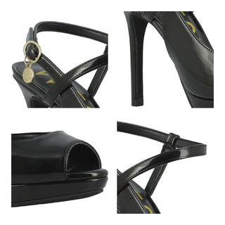 Zapatilla de Punta Abierta WESTIES Wekronos  Charol sintético Color Negro