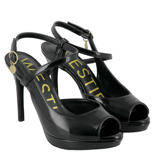 Zapatilla de Punta Abierta WESTIES Wekronos  Charol sintético Color Negro