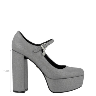 Zapatilla con Plataforma WESTIES Wemorey  Sintetico Color Metalico