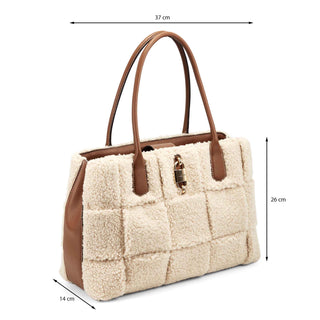 Bolsa Tote NINE WEST Ngw125323  Sintetico Color Natural