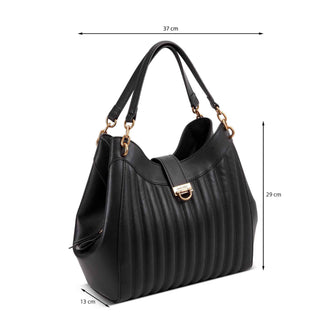 Bolsa Hobo NINE WEST Nbq122023  Sintetico Color Negro