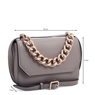 Bolsa Crossbody NINE WEST Nsb124621  Sintetico Color Cafe