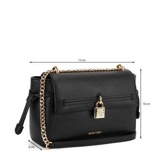 Bolsa Crossbody NINE WEST Ngv126321  Sintetico Color Negro