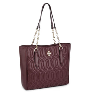 Bolsa Tote NINE WEST Nqg127123  Sintetico Color Vino