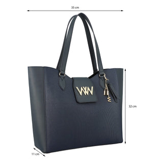 Bolsa Tote WESTIES Hbbasreywe  Sintetico Color Azul