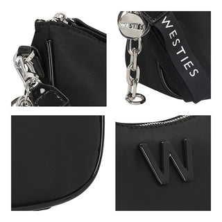 Bolsa Crossbody WESTIES Hbjorgeouswe Bosco Textil Color Negro