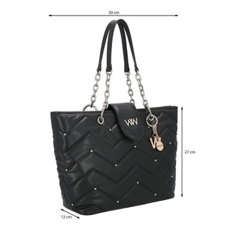 Bolsa Tote WESTIES Hbkanien28we  Sintetico Color Negro
