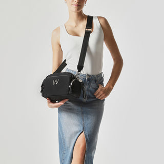 Bolsa Crossbody WESTIES Hbmiroku2we  Textil Color Negro