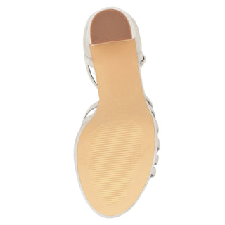 Sandalia NINE WEST Wngessa2  Textil Color Metalico