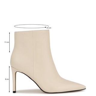 Botín NINE WEST Wngabria  Piel Color Blanco