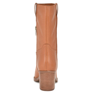 Bota con Tacon NINE WEST Wnhess  Piel Color Cafe