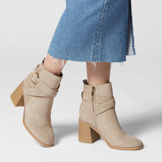 Botín NINE WEST Wnneedyou  Gamuza Color Gris