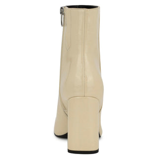 Botín NINE WEST Wnspice3  Charol piel Color Blanco