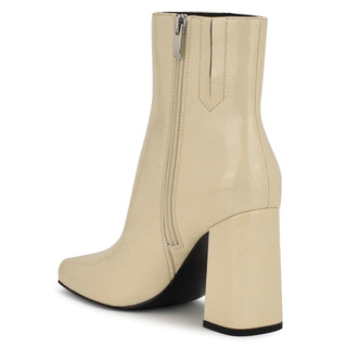 Botín NINE WEST Wnspice3  Charol piel Color Blanco